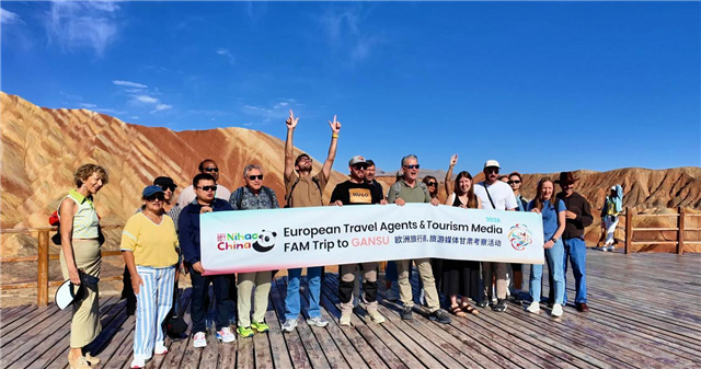 丝路张掖迎远客 欧洲旅行商考察团走进张掖探访文旅资源
